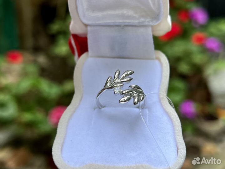 Серебряное кольцо 16,5 р 925 проба