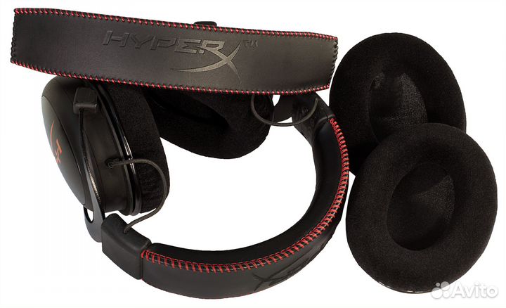 Амбушюры + оголовье HyperX Cloud, Alpha, Alpha S