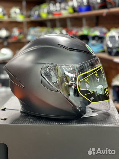 AGV K-5 JET E2205 mono - черный матовый