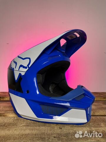 Мотошлем Fox V1 Revn Helmet Blue купить в Перми | Авито