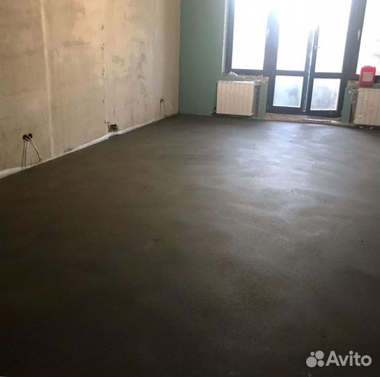 Механизированная полусухая стяжка пола