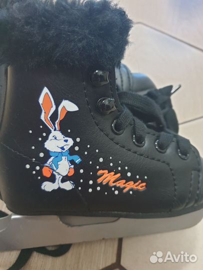 Коньки детские двухполозные 25