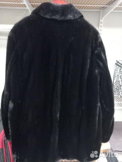 Мужская норковая шуба