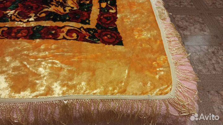 Плюшевая скатерть СССР Винтаж