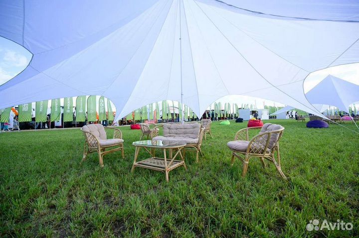 Свадебный шатёр. Белый шатер. Шатер звезда