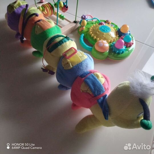 Гусеница развивающая игрушка
