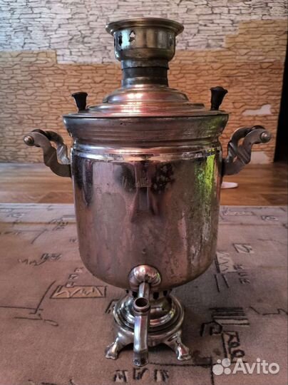 Самовар на дровах угольный СССР
