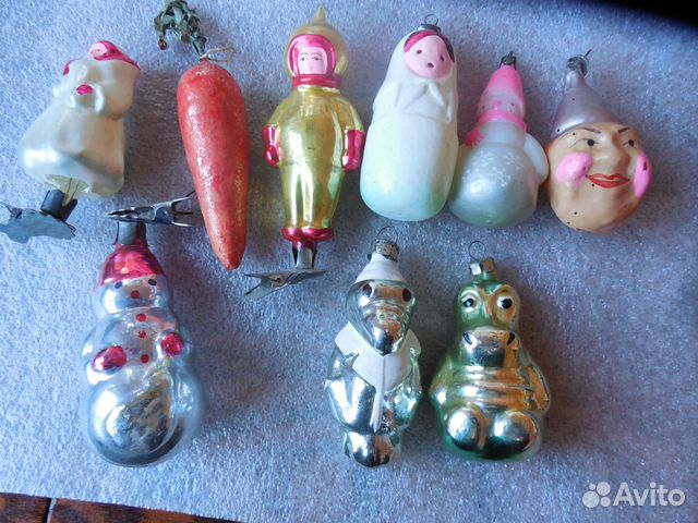Елочные игрушки СССР