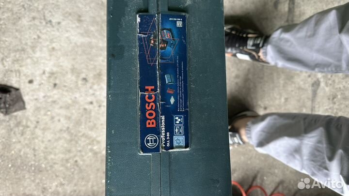 Лазерный уровень бош gll 3-80 G professional