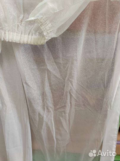 Тюль белая