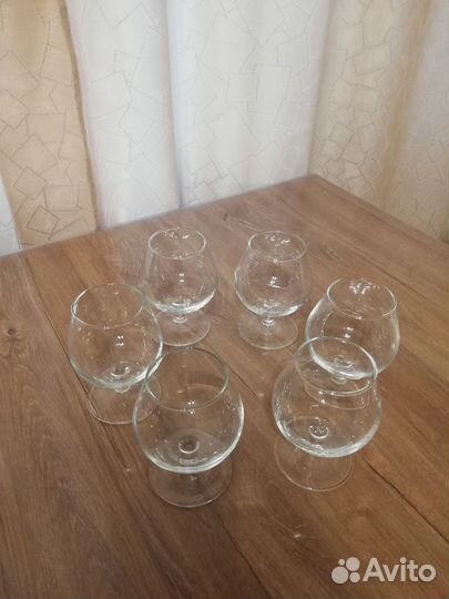 Стеклянные фужеры на ножках Икея 5 видов