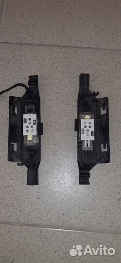 Подсветка в сидения для задних пассажиров Ауди