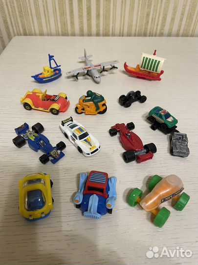 Машинки из киндеров 90 х