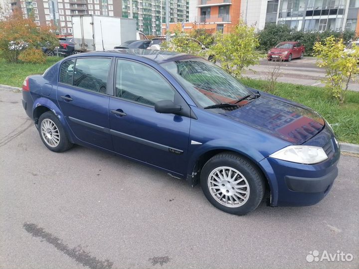 Renault Megane 1.6 AT, 2004, 210 500 км