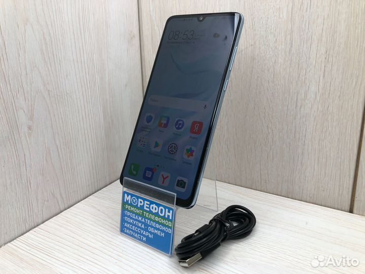 С) Телефон Huawei P30 6/128Gb (На запчасти)