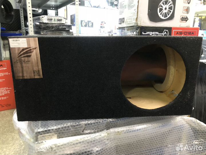 Короб для сабвуфер на трубе 12 (30см)