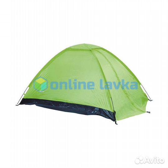Палатка 3 места 1 слой Ecos Walk 2+ зеленая