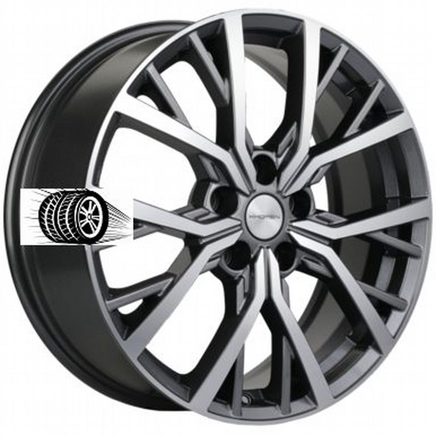 Литые диски Khomen Wheels 7×R18 5×110