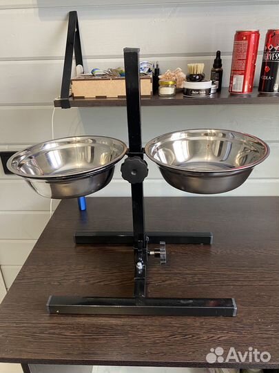 Стойка с мисками 24см для житвотных