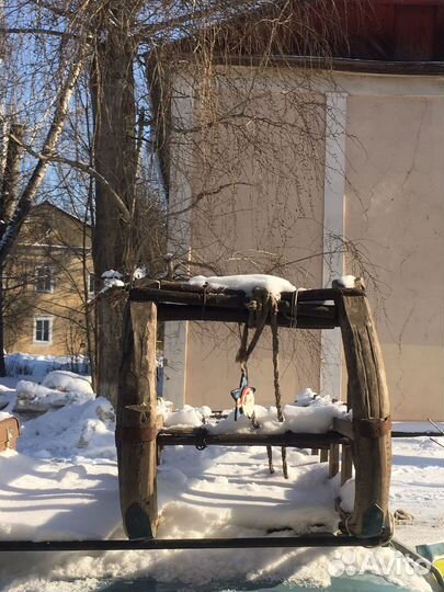 Детские старинные санки деревянные СССР