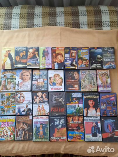 Касеты, видеокассеты и DVD диски