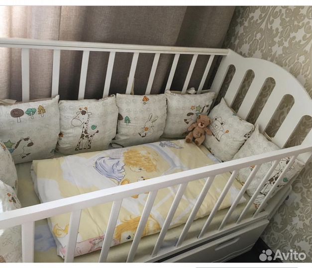 Бортики-подушки 8 шт