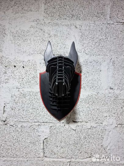 Декоративное панно на стену/голова быка из фанеры