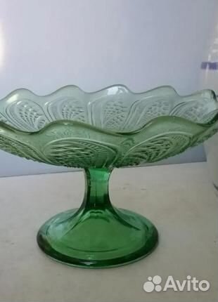 Ваза для фруктов на ножке СССР