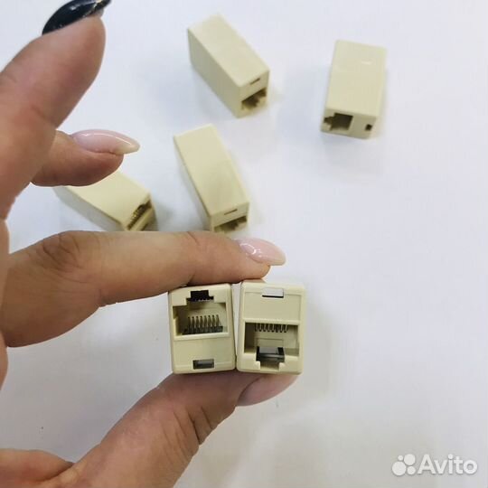 Соединитель интернет кабеля Модуль RJ-45 - RJ-45