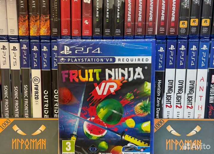 Игры PS4 Fruit Ninja VR