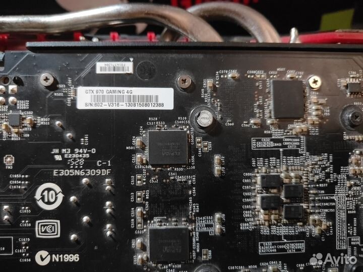 Видеокарта msi gtx 970