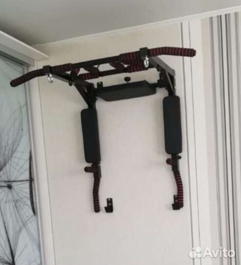 Турник 3 в 1 Мультихват Черный