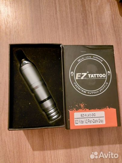 Машинка для татуажа Ez filter v2 pen, педаль, блок