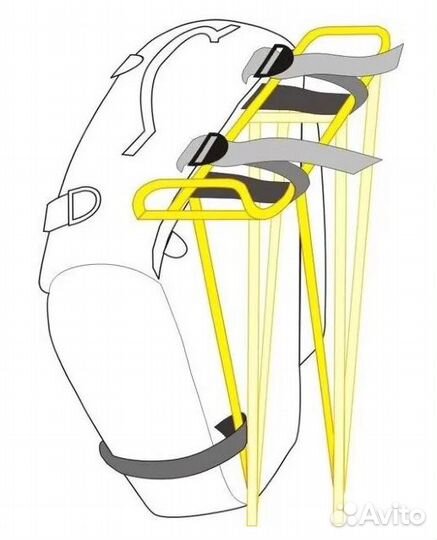 Велорюкзак двухсекционный пик-99 трек-40