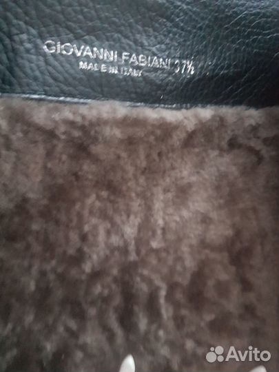 Сапоги Giovanni Fabianni зима 37,5 оригинал