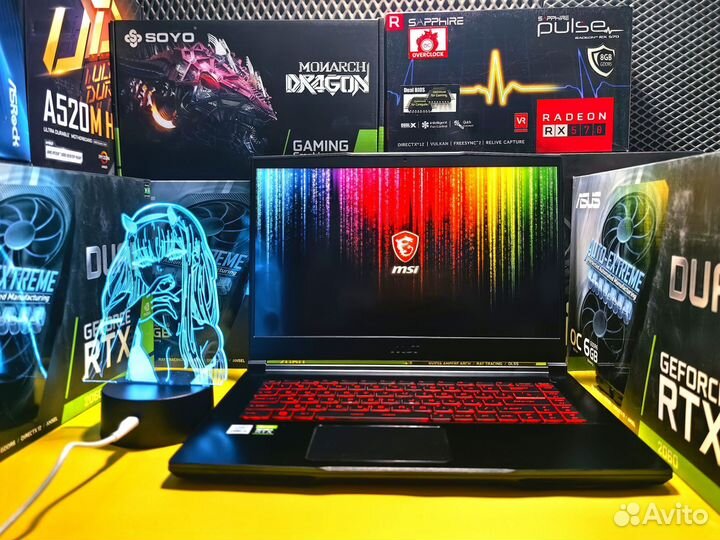 Новый игровой ноутбук i5 / RTX 3060 гарантия