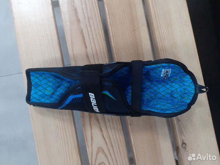 Щитки хоккейные bauer S21 X shin JR
