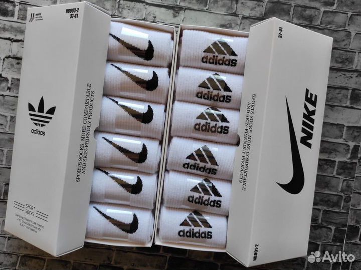 Носки Nike Adidas Puma Reebok