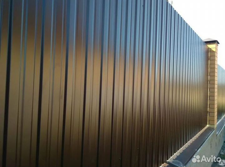 Профлист для крыши для забора