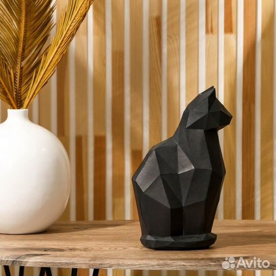 Набор для создания полигональной фигуры «Кошка»