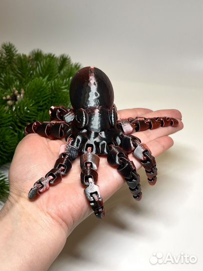 Шикарный подвижный 3Д осьминог игрушка антистресс