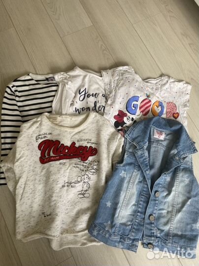 Детские вещи пакетом на девочку 3-4 года