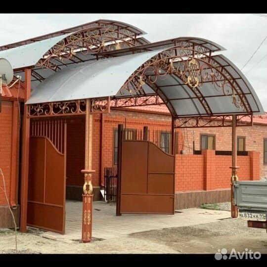 Навесы ворота перила