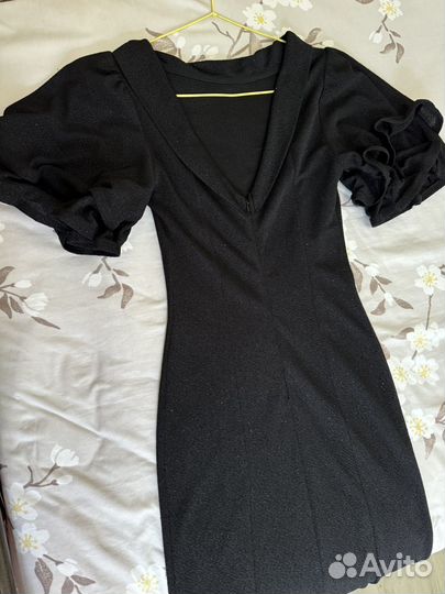 Платье вечернее с блестками, размер S,M