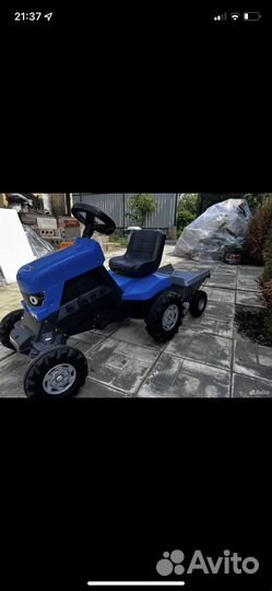 Трактор с прицепом игрушка