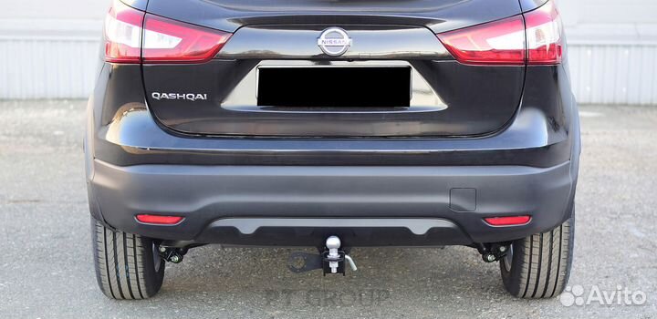 Фаркоп со съёмным квадратом Nissan Qashqai c 2014