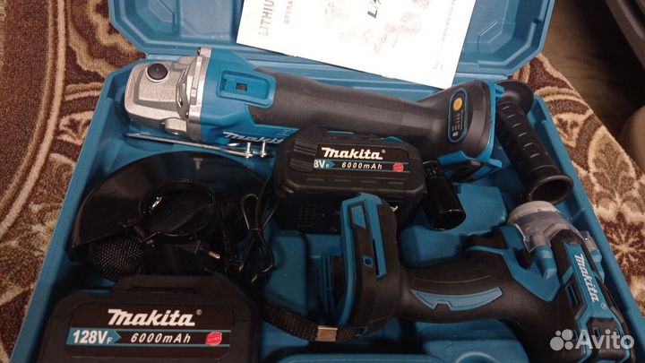 Аккумуляторная болгарка makita 125
