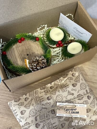 Подсвечник ручной работы, свечи ручной работы