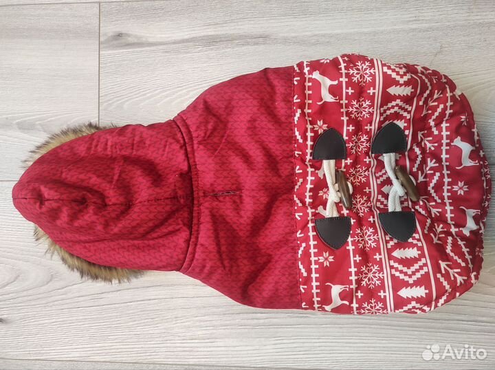 Тёплая куртка для собак мелких пород