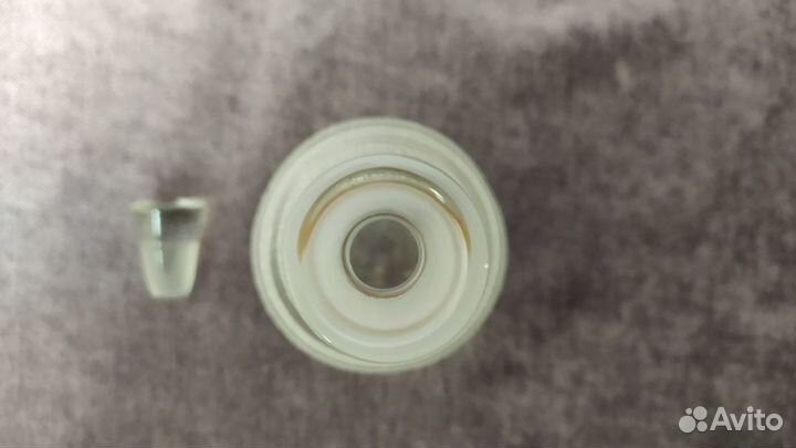 Штоф зеленое матовое стекло позолота СССР 1960-е